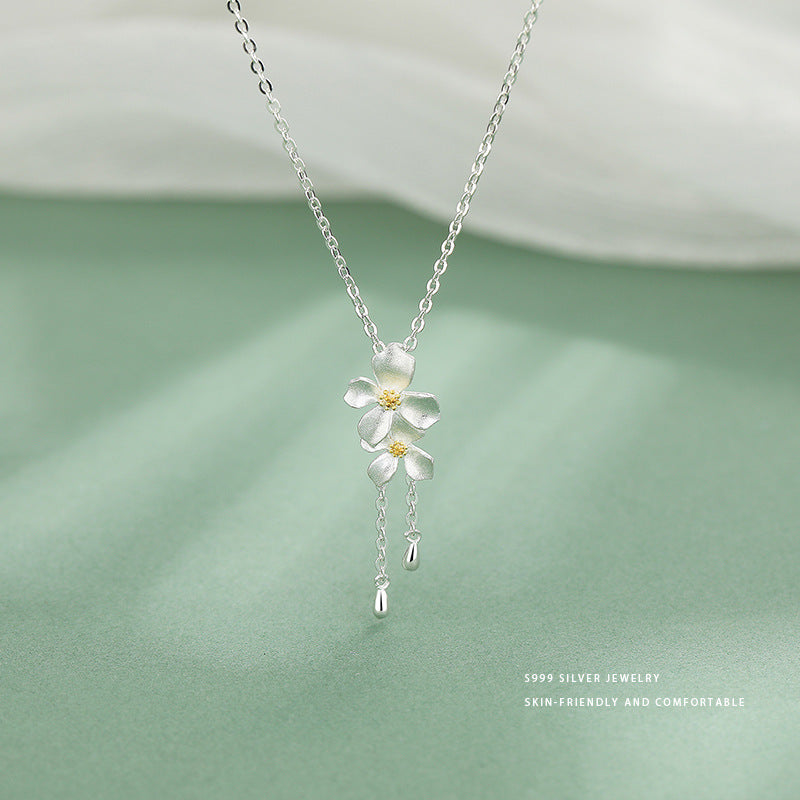 Collarbone Necklace, Elegant Earrings & High-Grade Ring Set – Luxury Jewellery Suite for Women