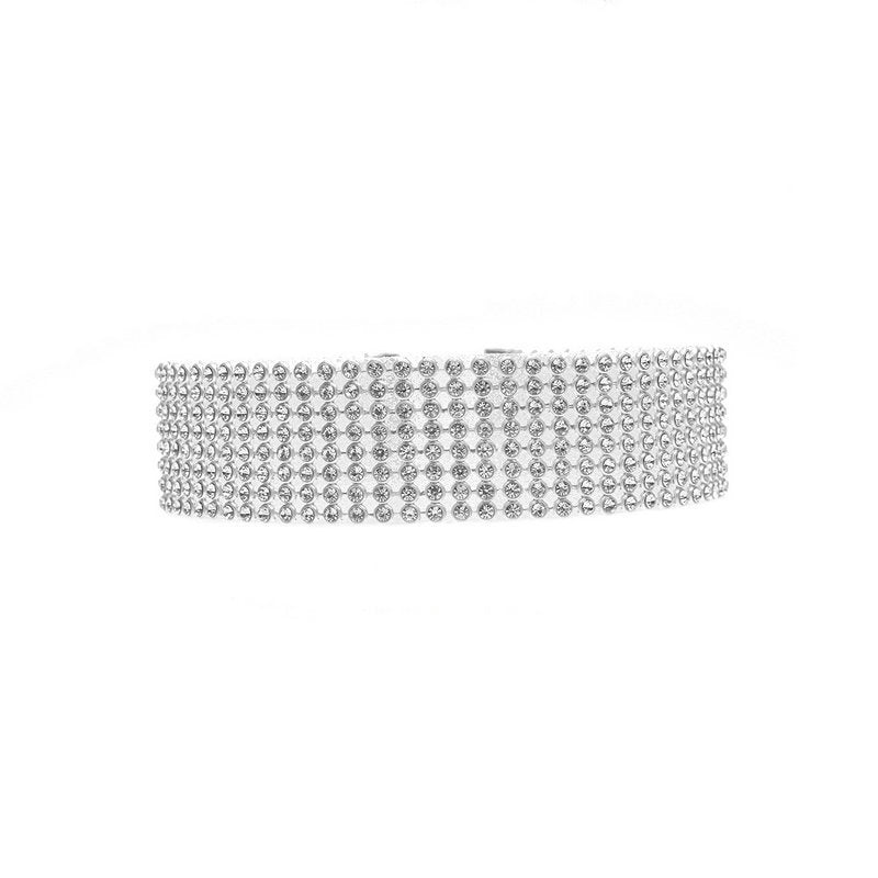 Luxury Crystal Rhinestone Choker Necklace – Fashion Statement Jewellery for Women