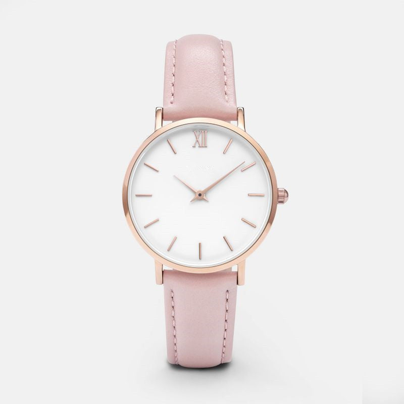 ⌚ Elegant Quartz Watch – PU Leather & Alloy
