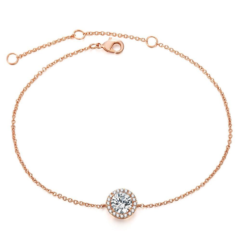 Round Crystal Anklets for Women – Elegant Foot Jewellery