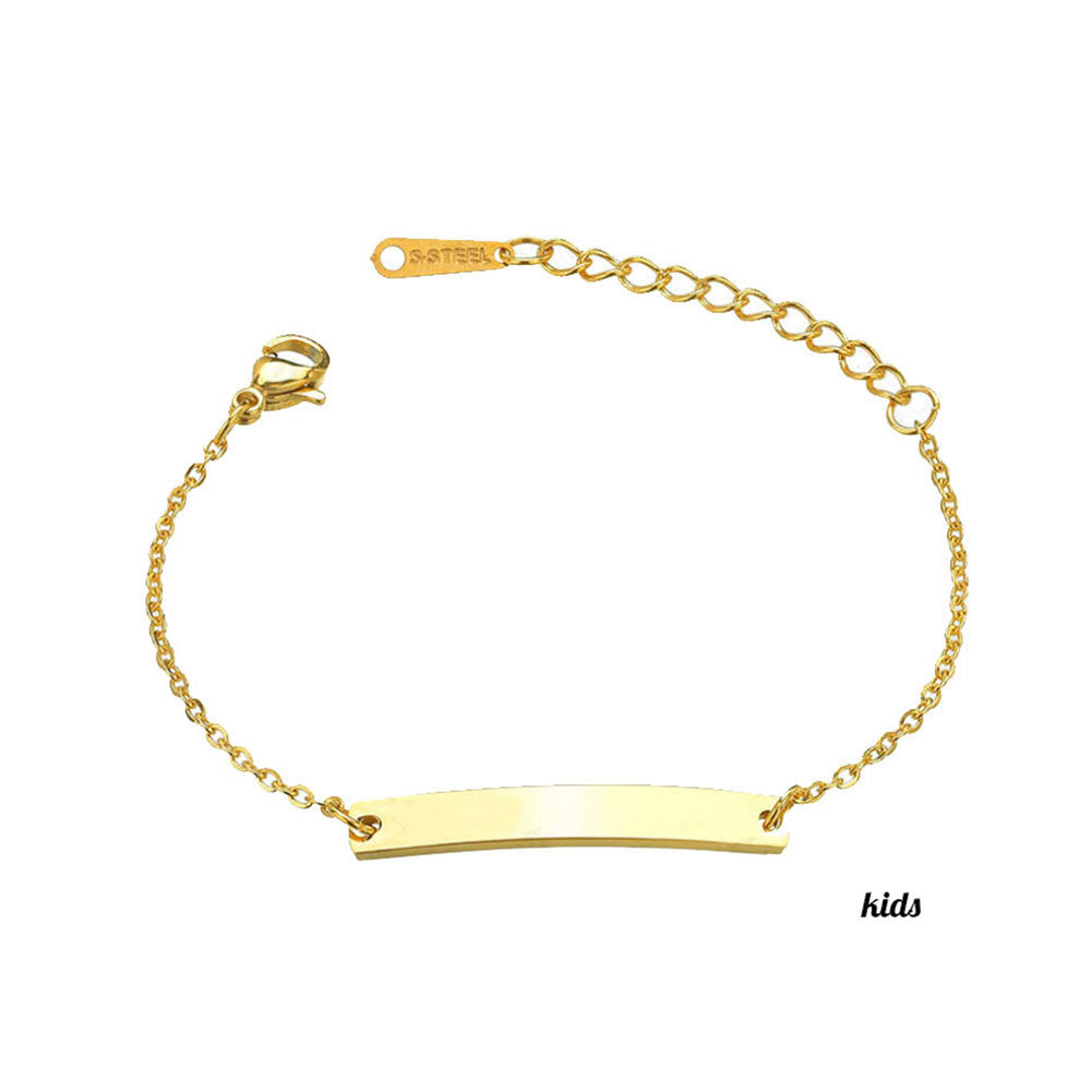 Personalized Custom Engraved Name Bracelet – Adjustable Women’s Fashion Jewellery