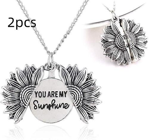 You Are My Sunshine Sunflower Necklace – For Women & Men