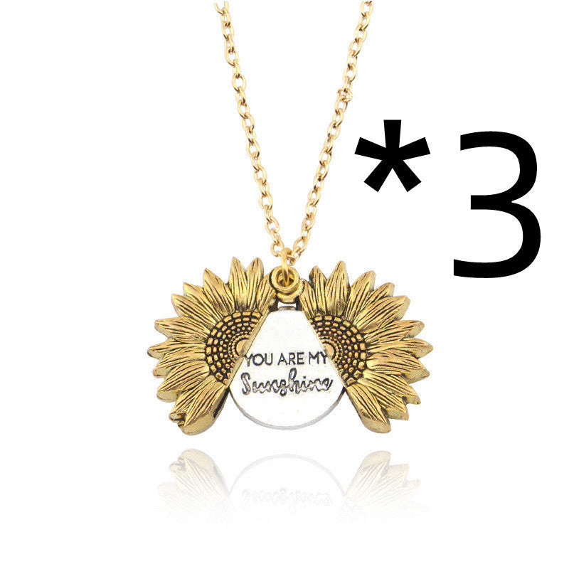 You Are My Sunshine Sunflower Necklace – For Women & Men