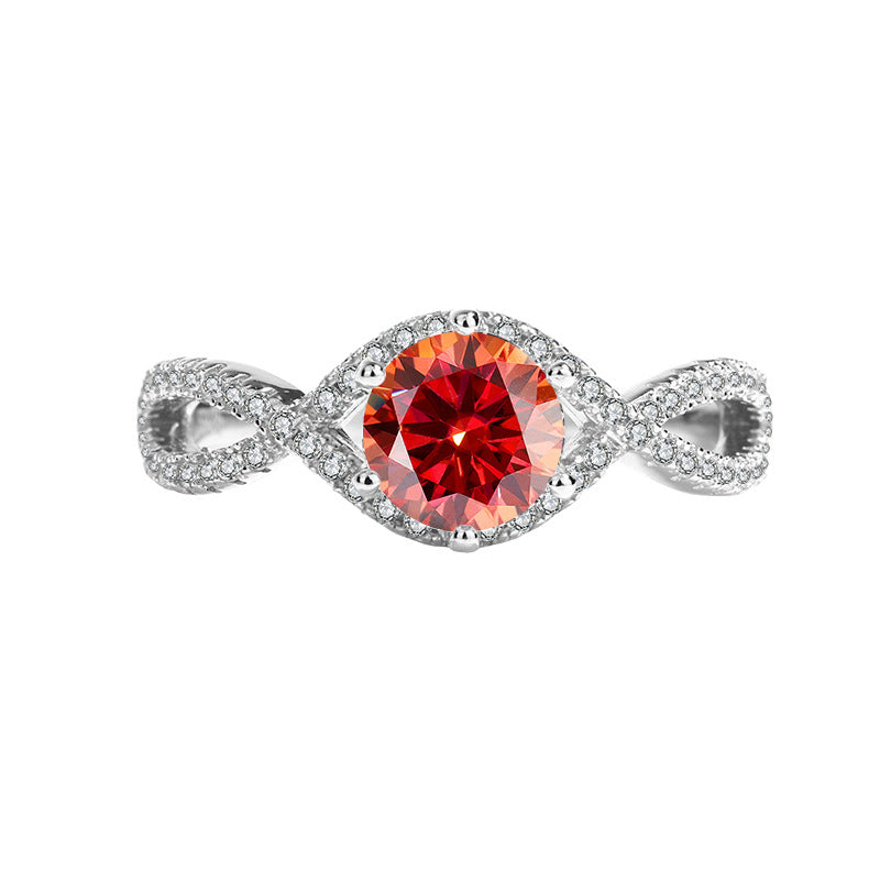 S925 Sterling Silver Moissanite Ring – Elegant Women’s Jewelry