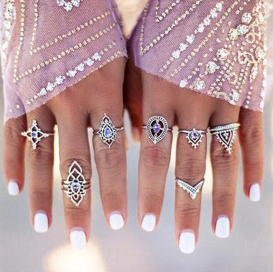 Vintage Knuckle Ring Set – Chic Women’s Finger Jewellery