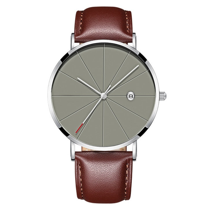 Men’s Waterproof Quartz Calendar Watch – Simple & Stylish
