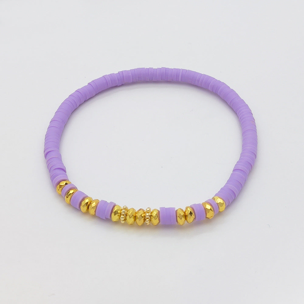 Holiday Beach Style Colorful Beaded Bracelet – Vibrant Summer Fashion for Women