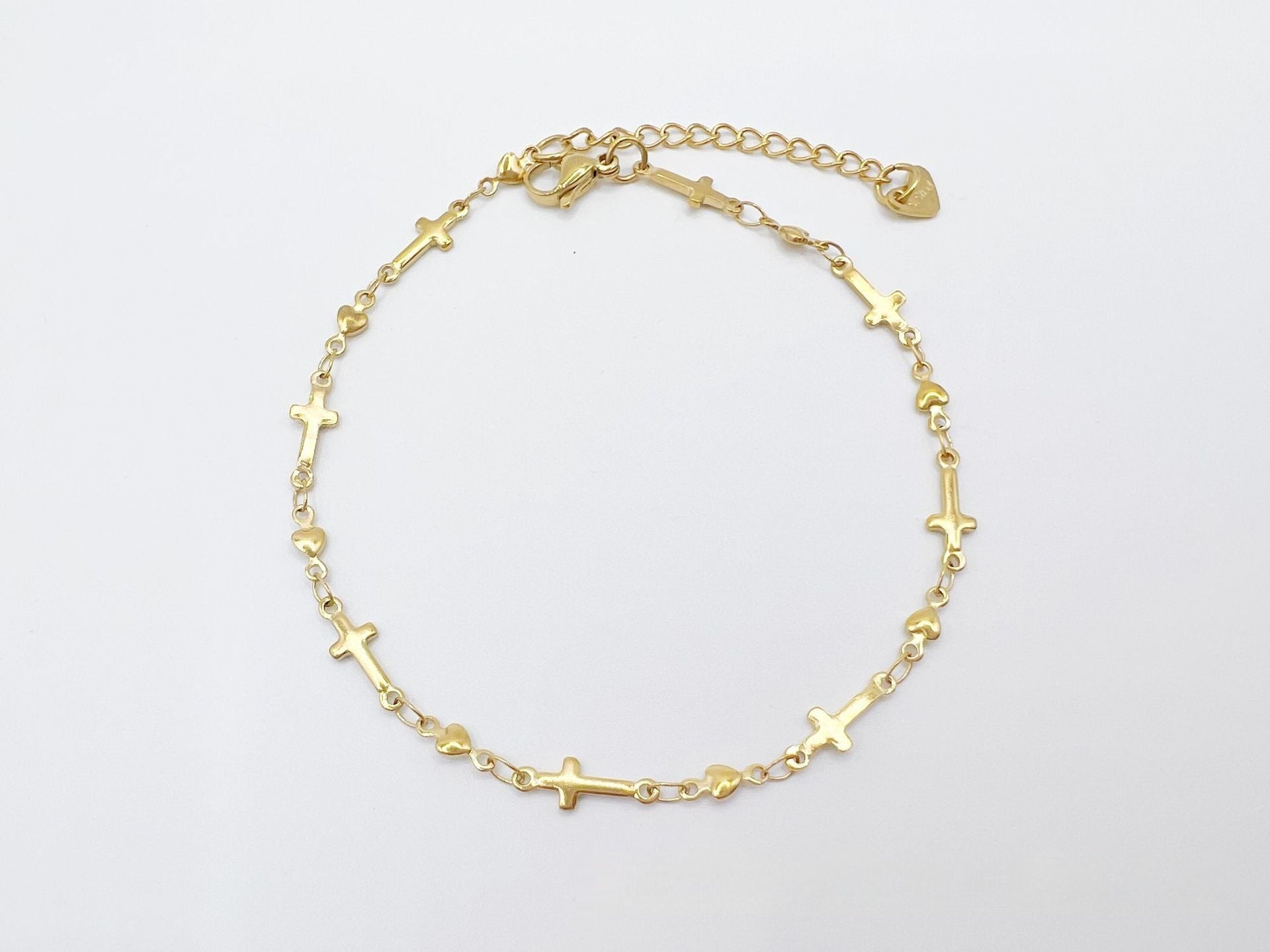 European & American Style Stainless Steel Anklet – Simple & Elegant