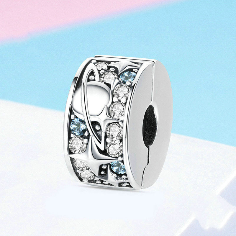 S925 Sterling Silver Star Beads