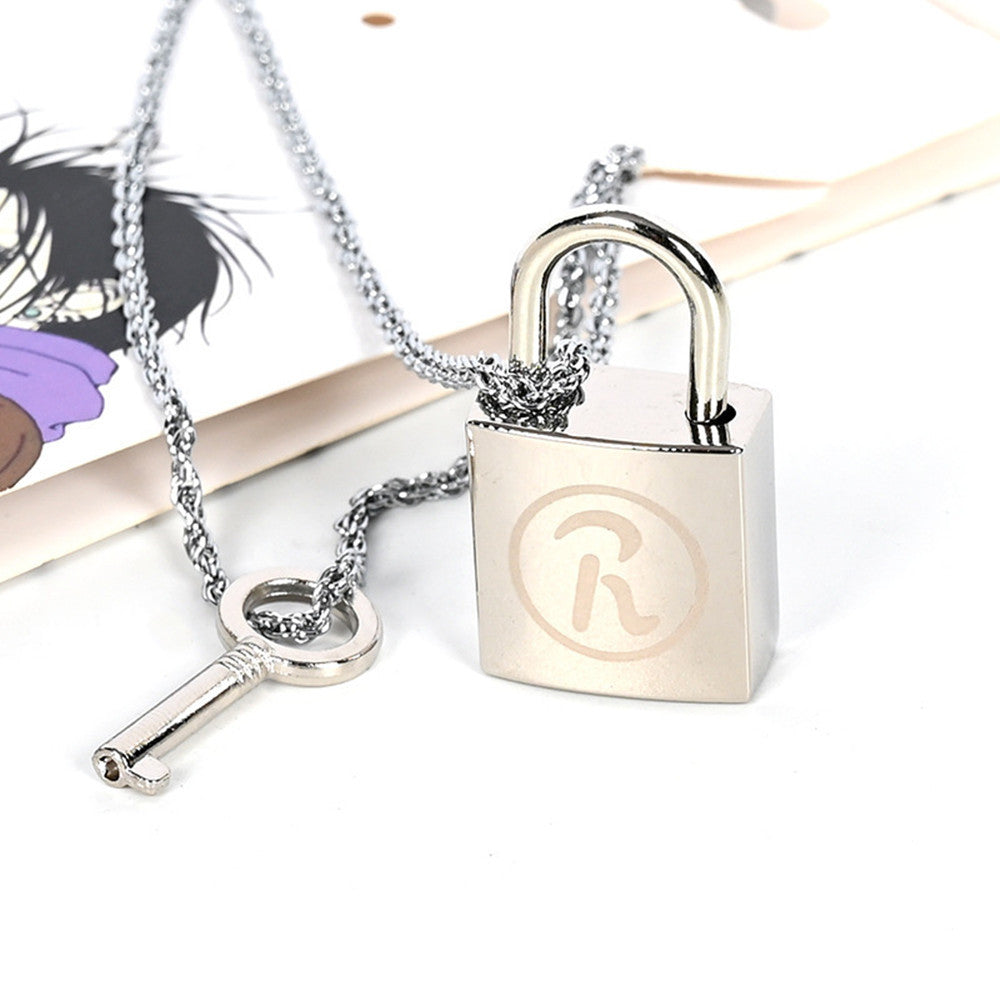 Couples’ Lock Necklace – Matching Pendant Necklace for Him & Her