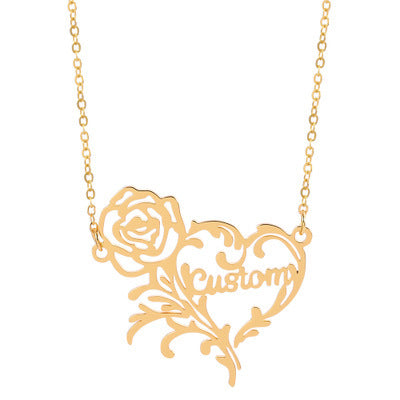 Personalized Name Necklace – Custom Name Pendant for Women