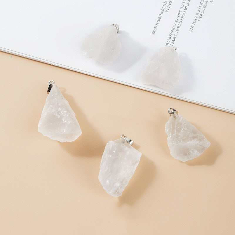 Natural Amethyst Crystal Pendant – Genuine Stone Necklace for Women