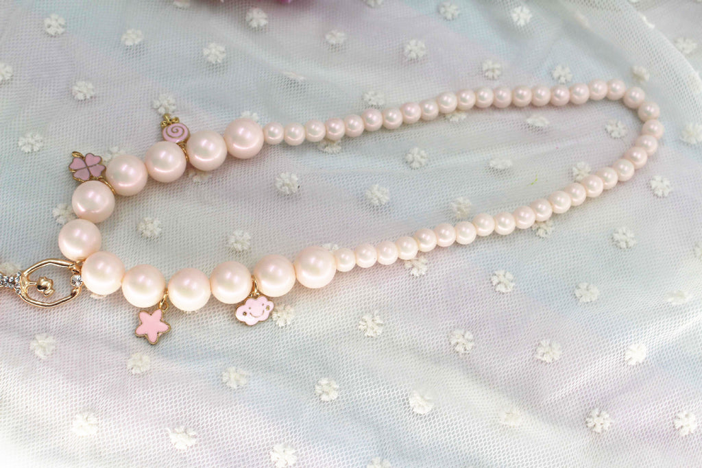 Children’s Korean Style Pearl Necklace – Girls’ Fashion Jewellery