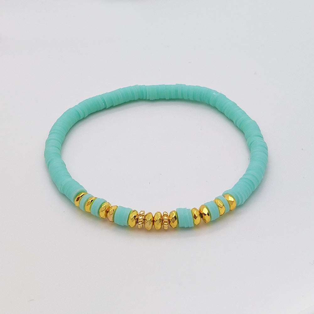 Holiday Beach Style Colorful Beaded Bracelet – Vibrant Summer Fashion for Women