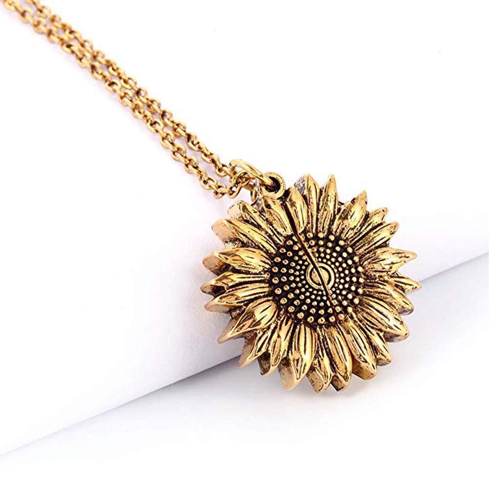 You Are My Sunshine Sunflower Necklace – For Women & Men