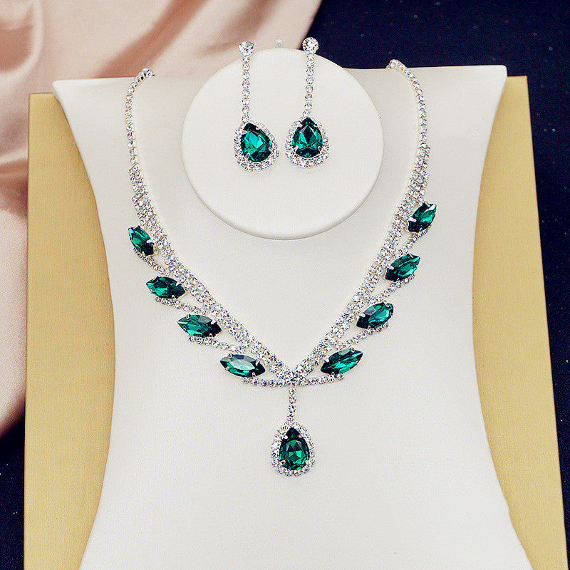 Luxury Crystal Necklace Set for Women – Elegant Party Jewellery