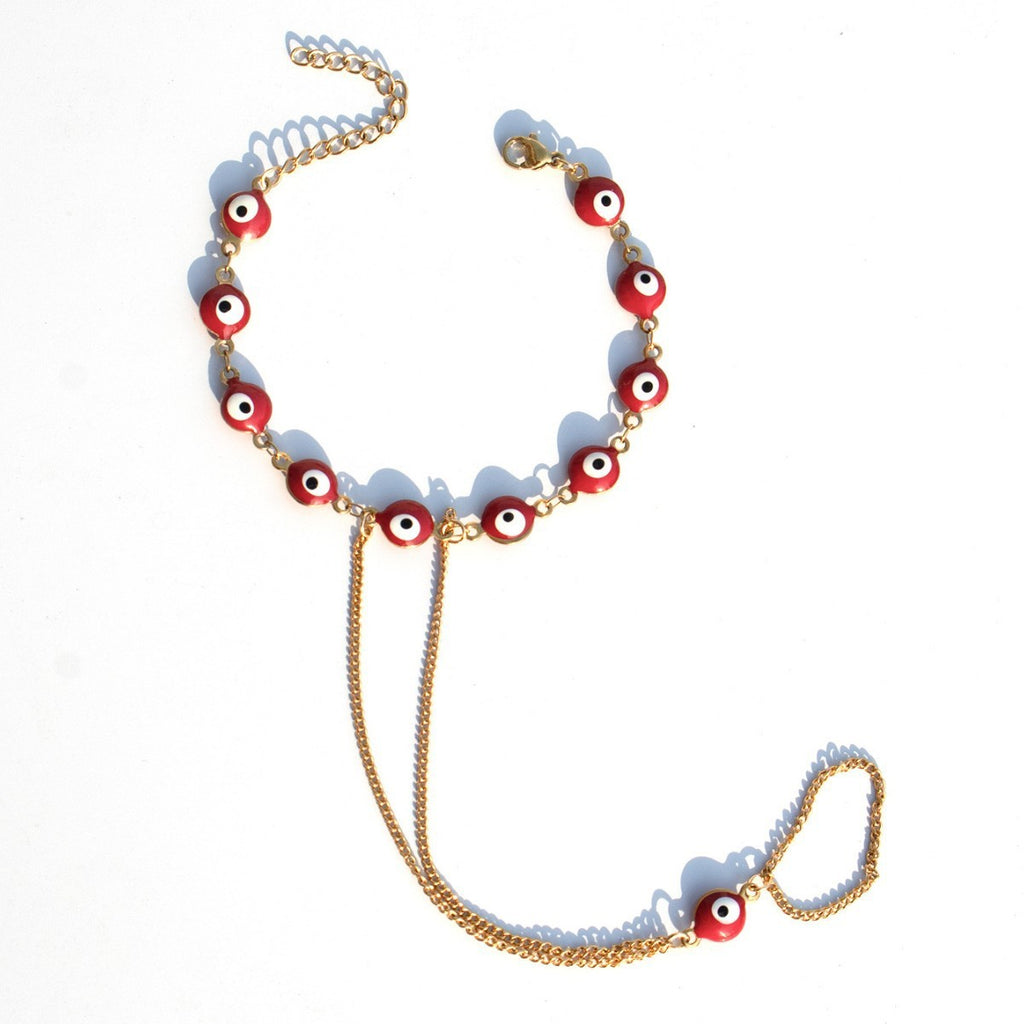 Women’s Titanium Steel Evil Eye Lucky Bracelet