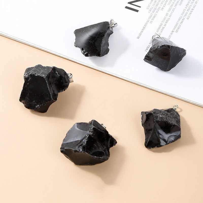 Natural Amethyst Crystal Pendant – Genuine Stone Necklace for Women