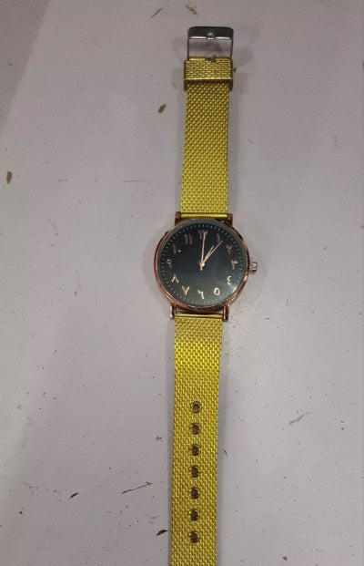 Fashion Creative Quartz Couple Watches – Digital Mesh Band