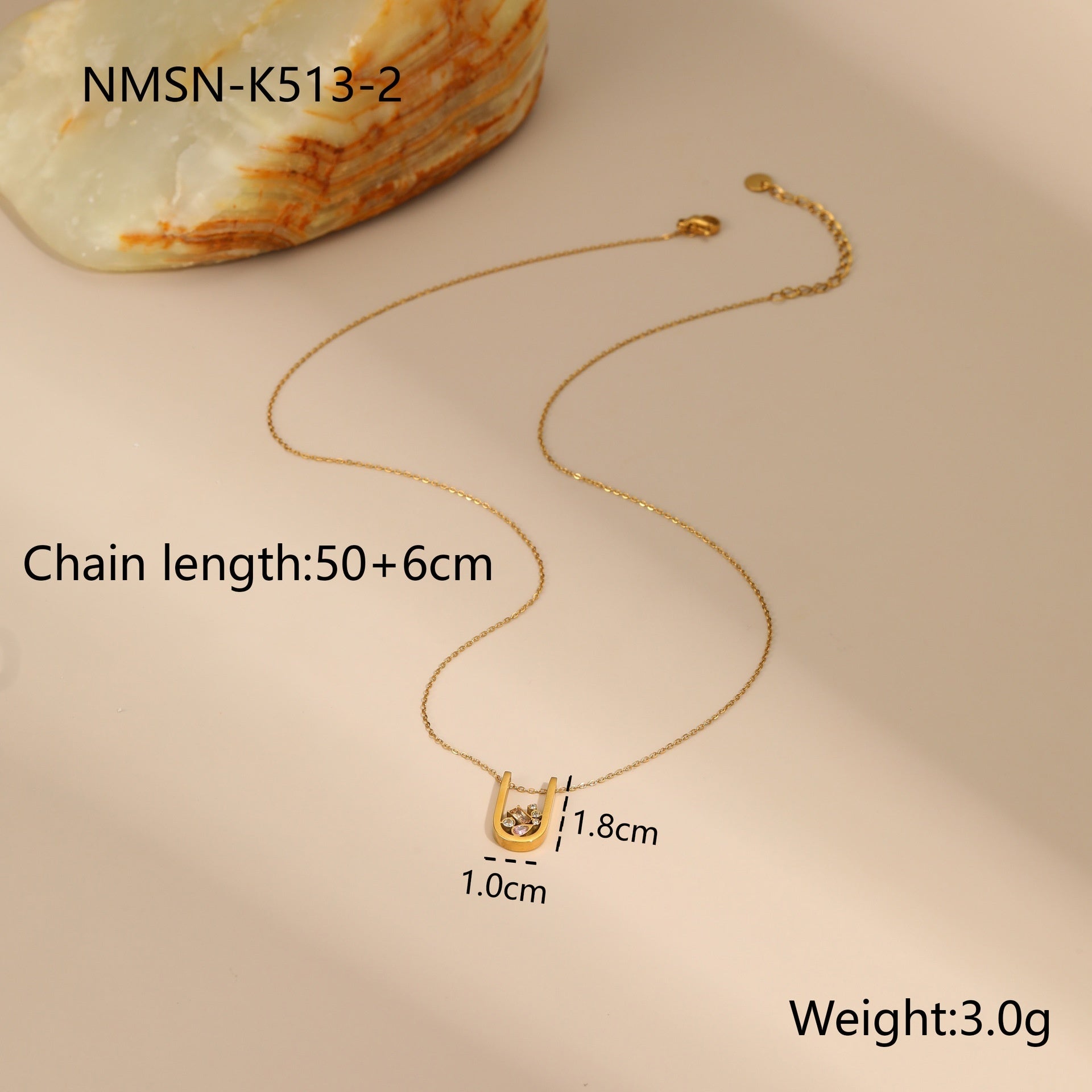 Geometric Zircon Jewellery Set – Gold-Plated Necklace, Earrings & Ring with Colourful Design