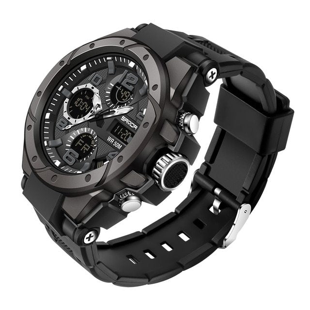 SANAD Luxury Men’s Military Sports Watch – Tactical Chronograph Design