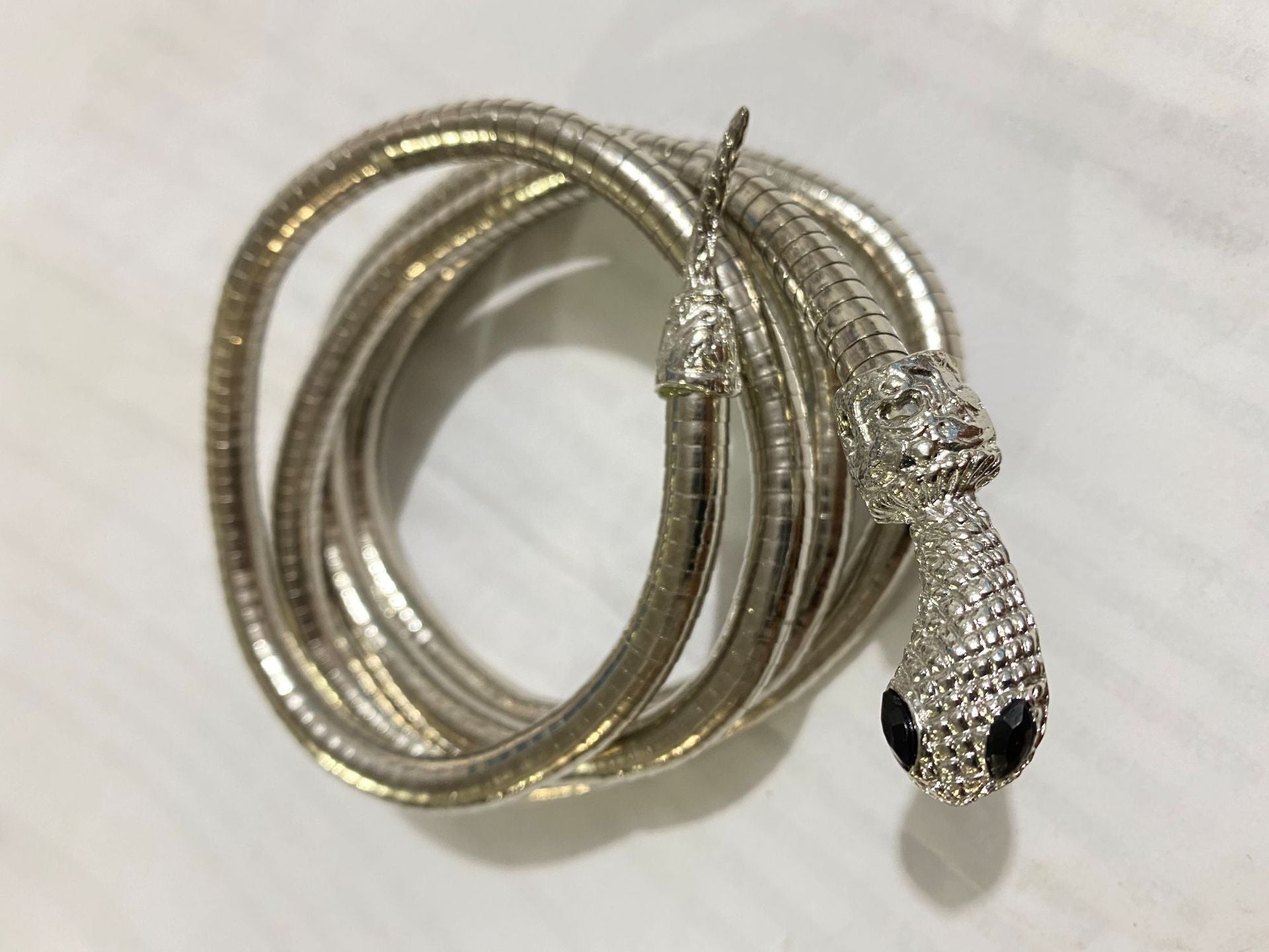 Snake Chain Collar Necklace – Alloy Fashion Necklace & Bracelet Combo