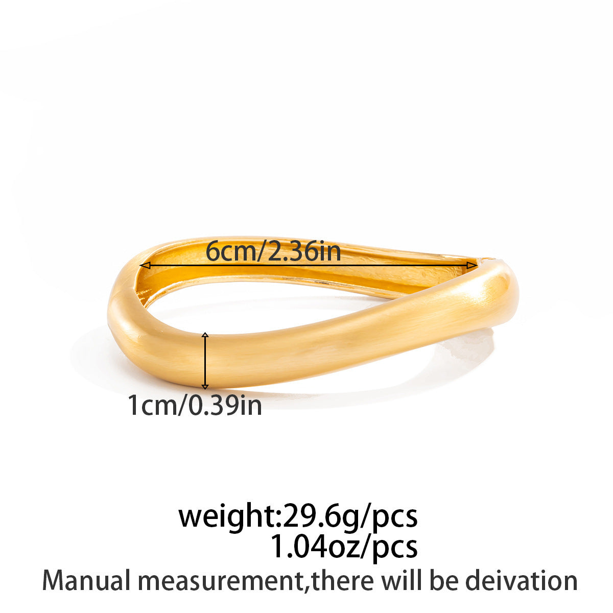 Minimalist Matte Spring Bracelet