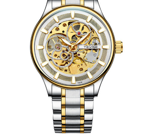 Men’s Luminous Star Mechanical Watch – Day & Night Stylish Timepiece