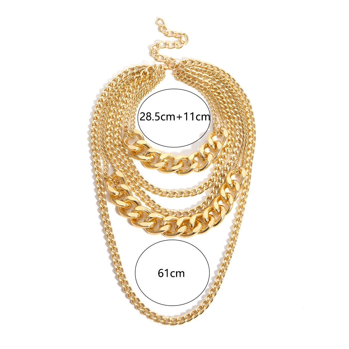 Urban Edge Punk Necklace for Women