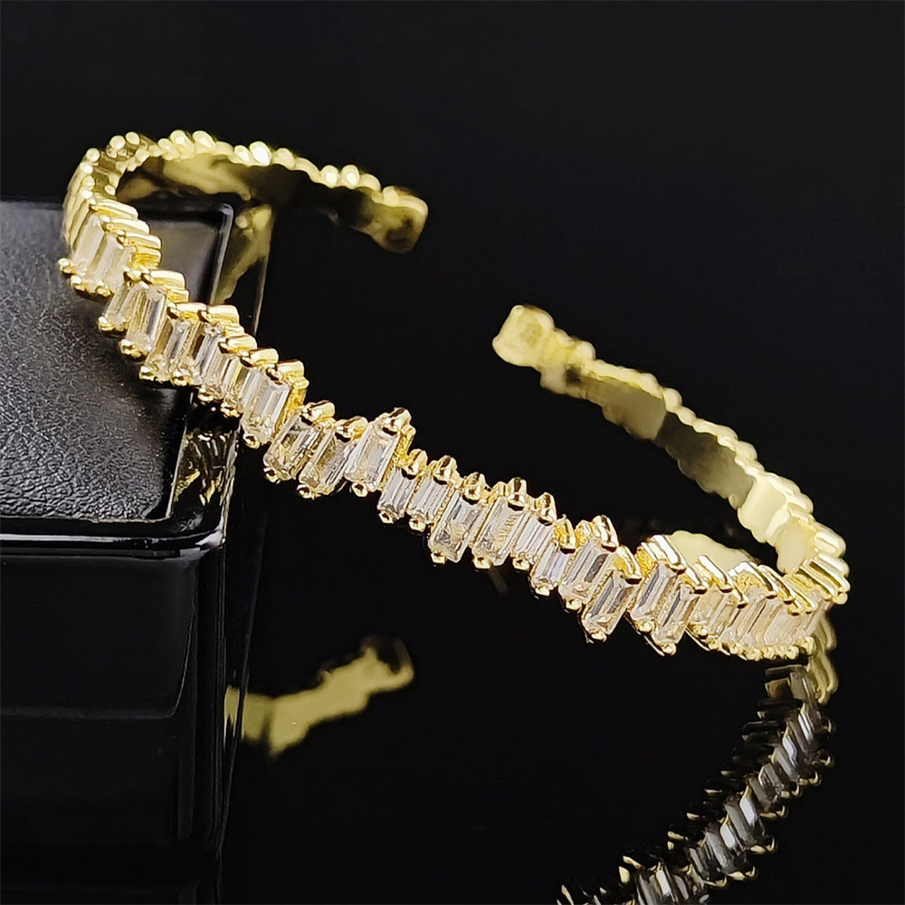 Zircon Women’s Simple & Stylish Personality Bracelet – Elegant Everyday Jewellery