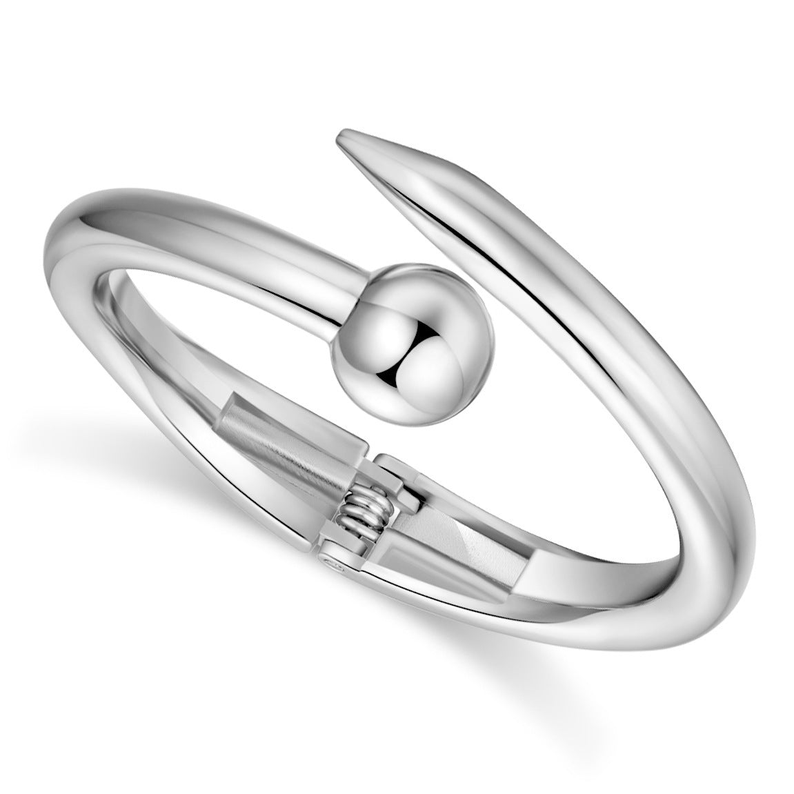 Premium Nail-Inspired Alloy Bracelet – High Quality Design