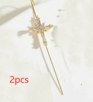 Zircon Ear Wrap Crawler Earrings – Glistening Premium Jewellery