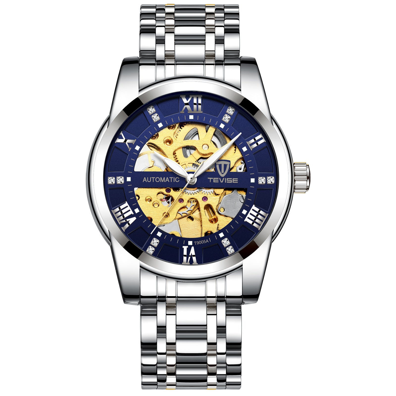 Men’s Automatic Mechanical Hollow Watch – Waterproof Fashion Timepiece