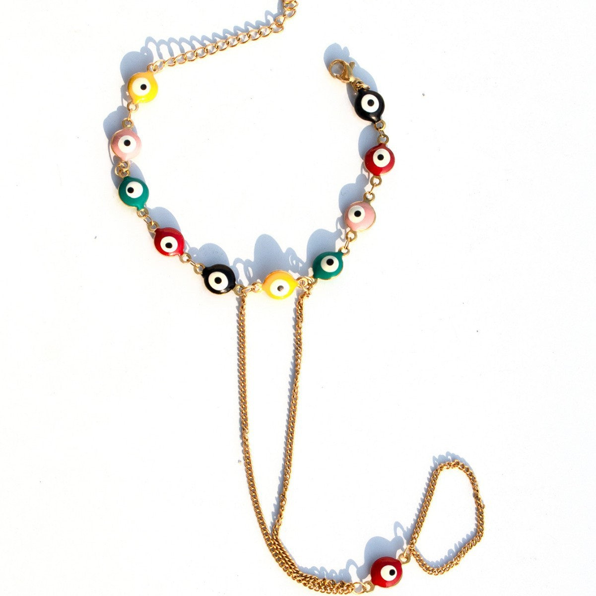 Women’s Titanium Steel Evil Eye Lucky Bracelet