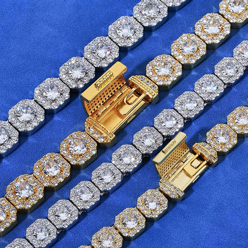 Personalized Full Diamond Men’s Bracelet – Luxury Design