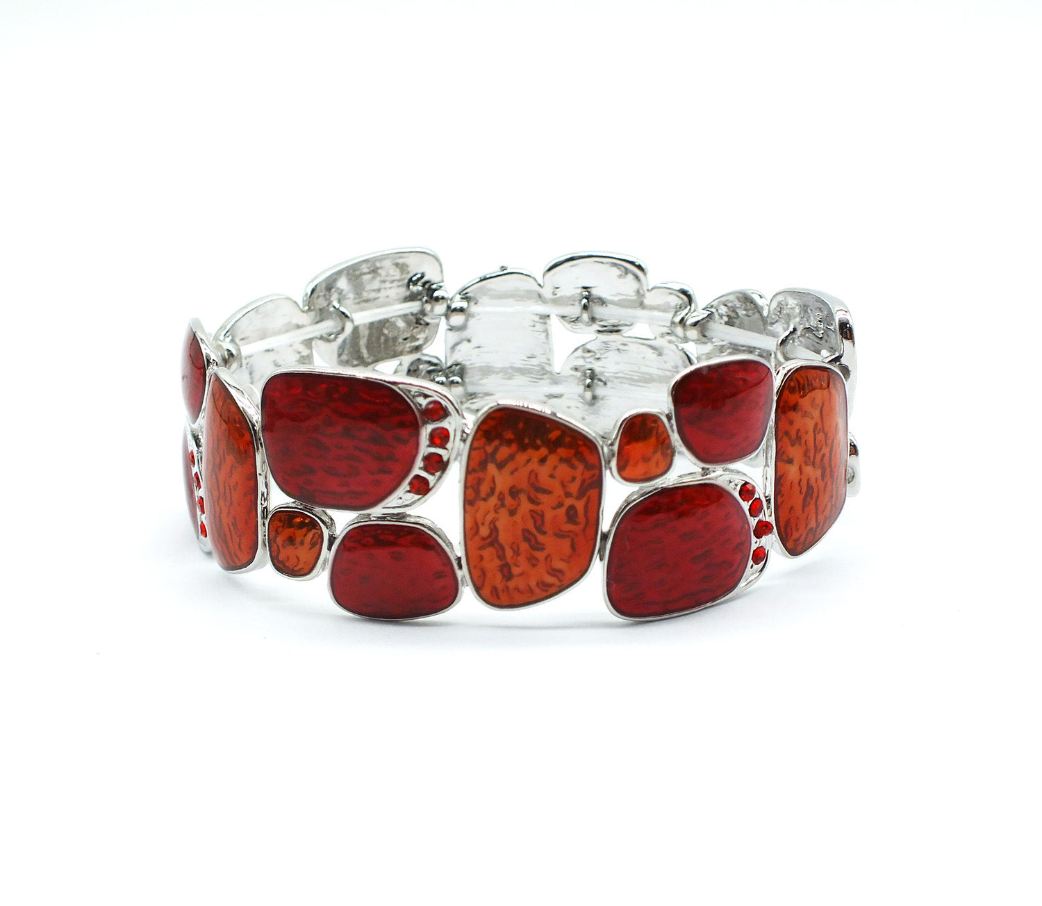 Women’s Geometric Enamel Stretch Bracelet