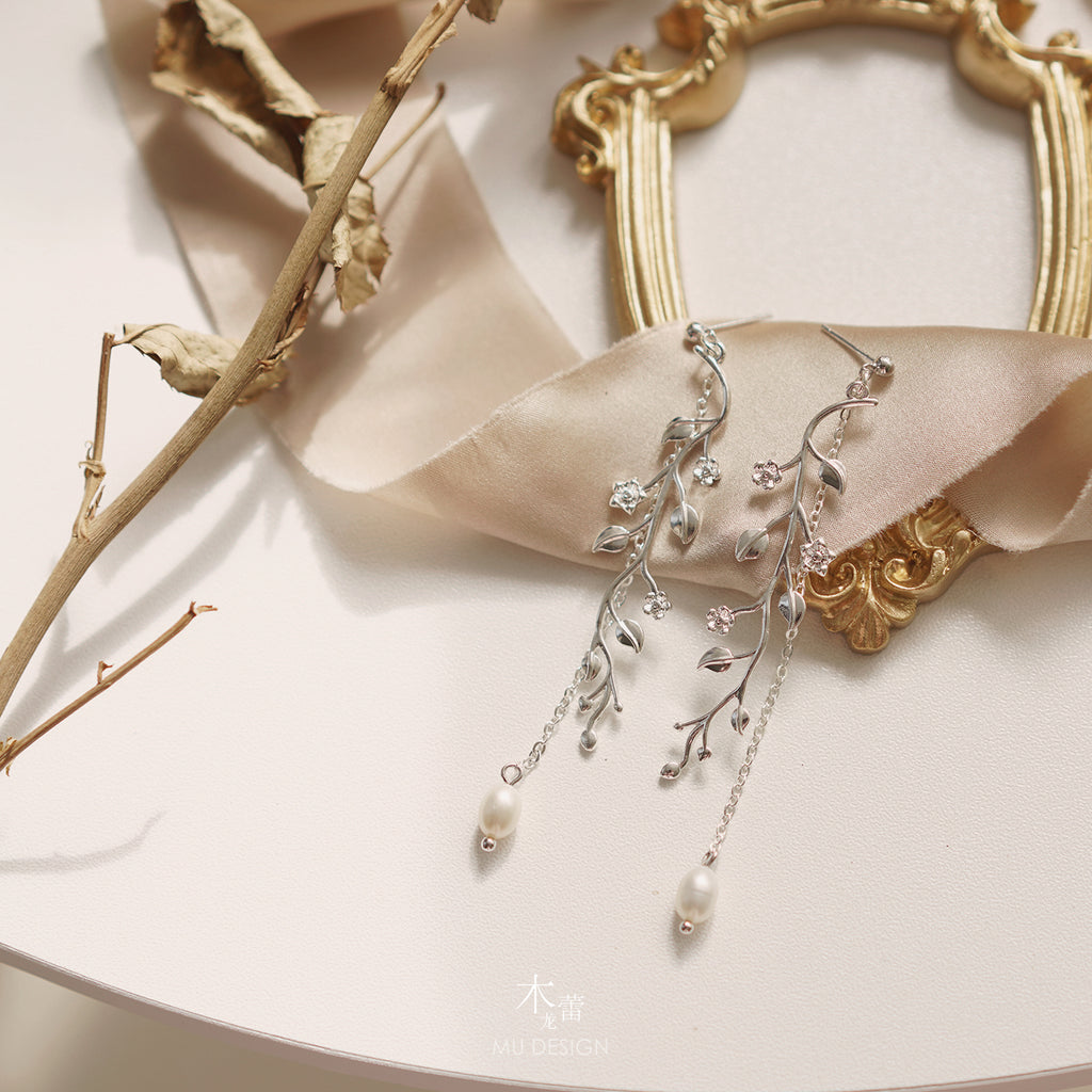 S925 Sterling Silver Tassel Earrings – Trendy Fashion Jewelry for Women