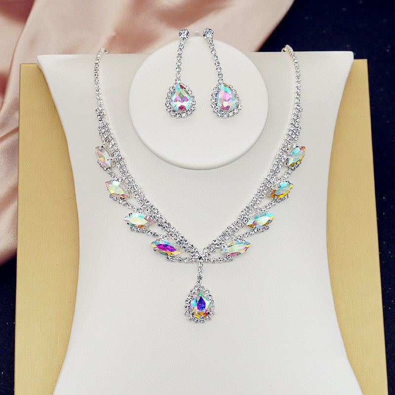 Luxury Crystal Necklace Set for Women – Elegant Party Jewellery