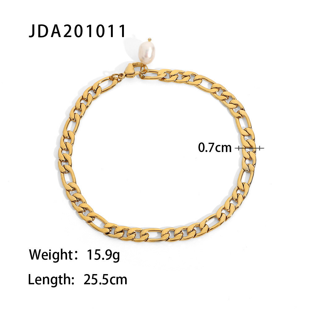 Women’s Stainless Steel Anklet – Stylish Foot Bracelet Accessory