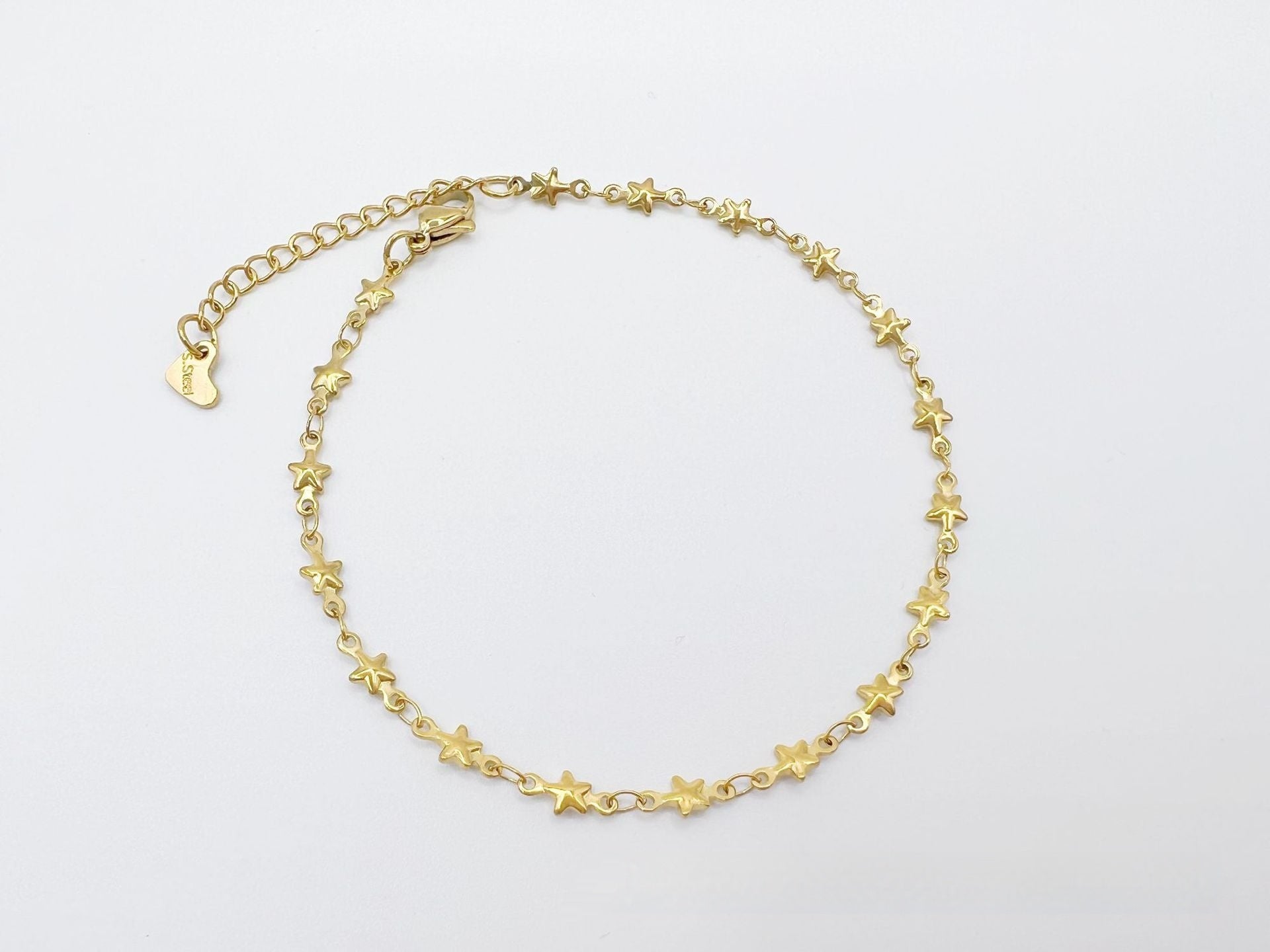 European & American Style Stainless Steel Anklet – Simple & Elegant