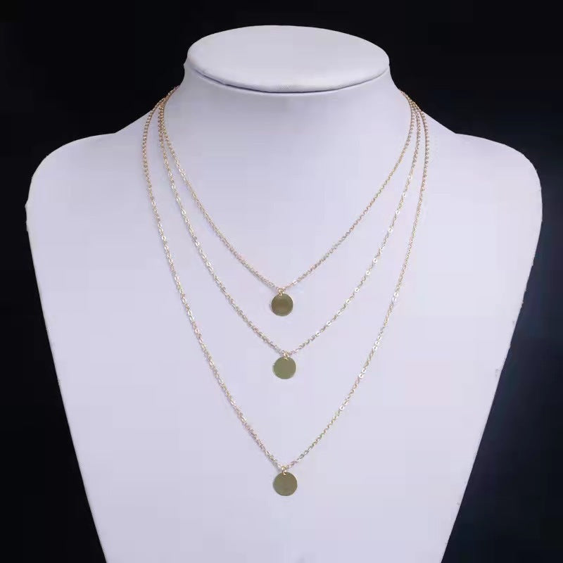 Sequined Short Clavicle Necklace – Simple and Elegant Women’s Jewellery