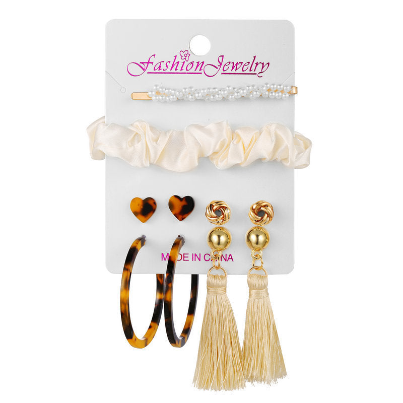 Creative Retro Simple Alloy Earring Set – Women’s Fashion Jewellery