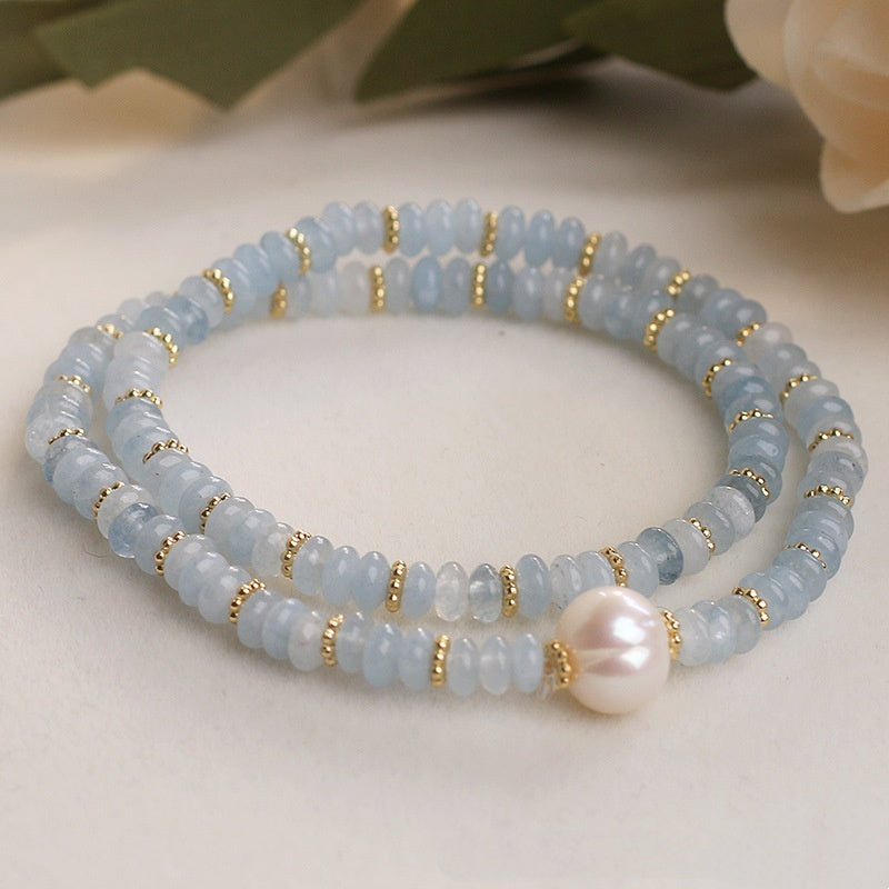 Double Ring Pearl Bracelet – Elegant Minority-Inspired Women’s Design