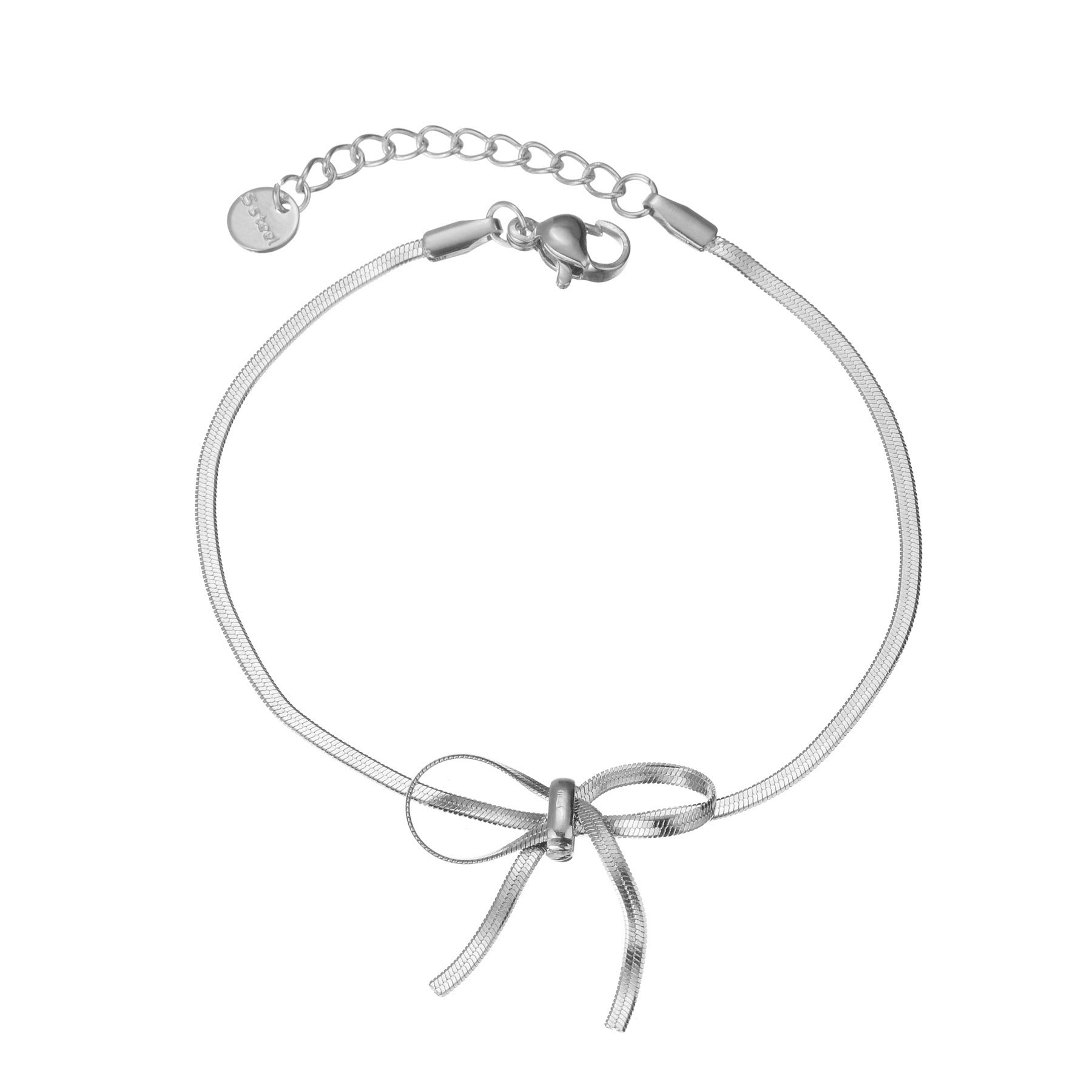 18K Gold Plated Stainless Steel Blade Chain Necklace for Women