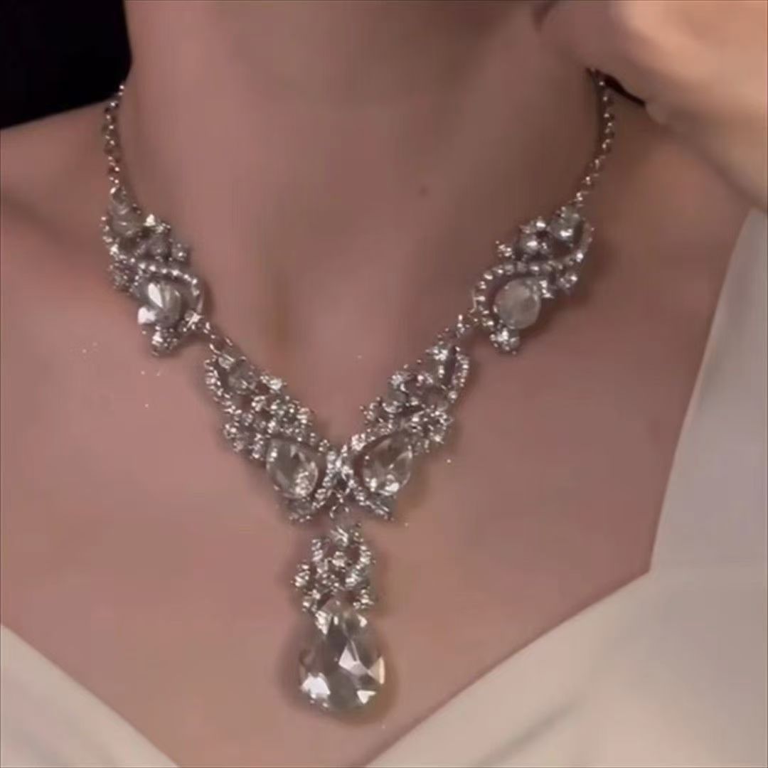 Women’s Industrial Chic Necklace & Earrings Set – Bold Statement Jewellery