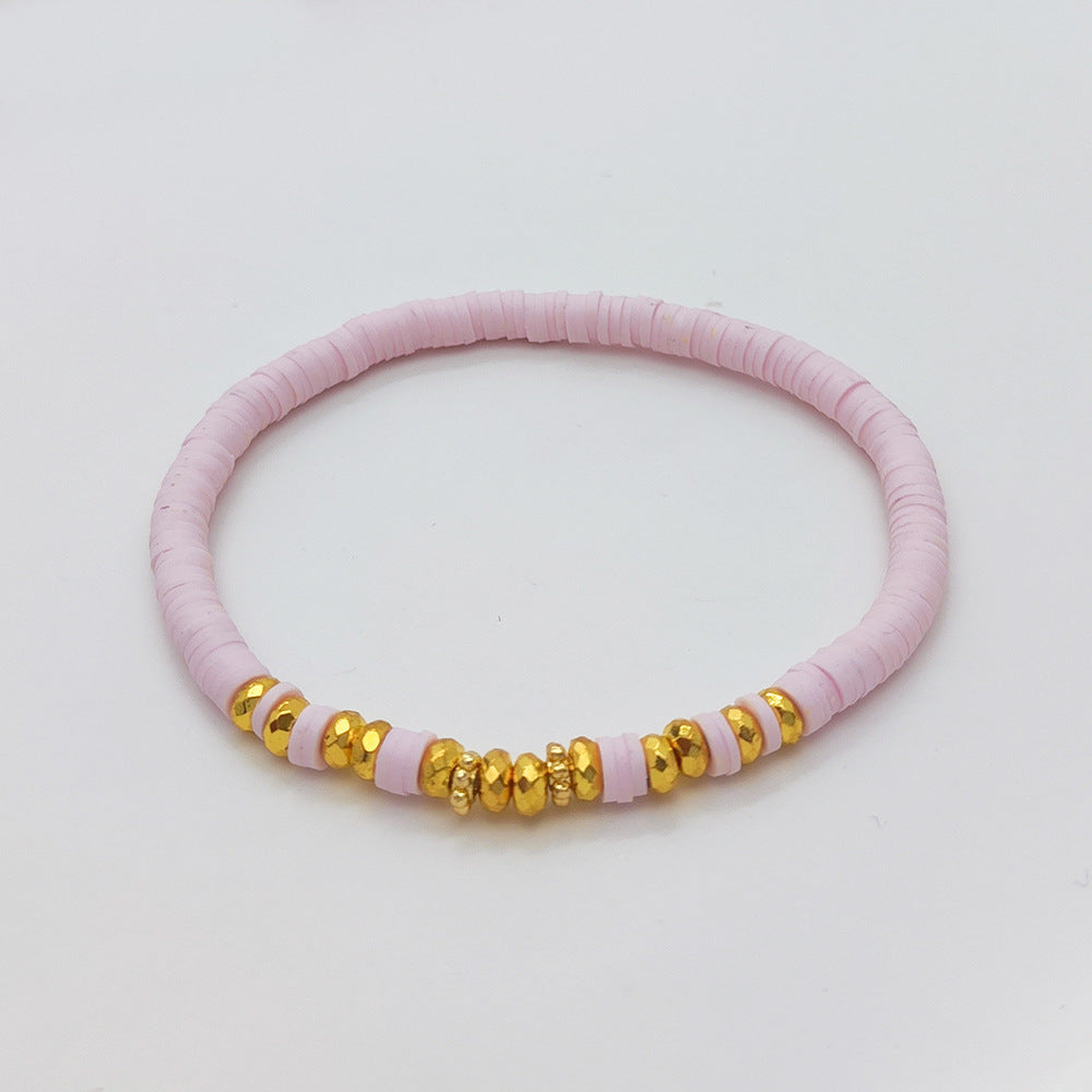 Holiday Beach Style Colorful Beaded Bracelet – Vibrant Summer Fashion for Women