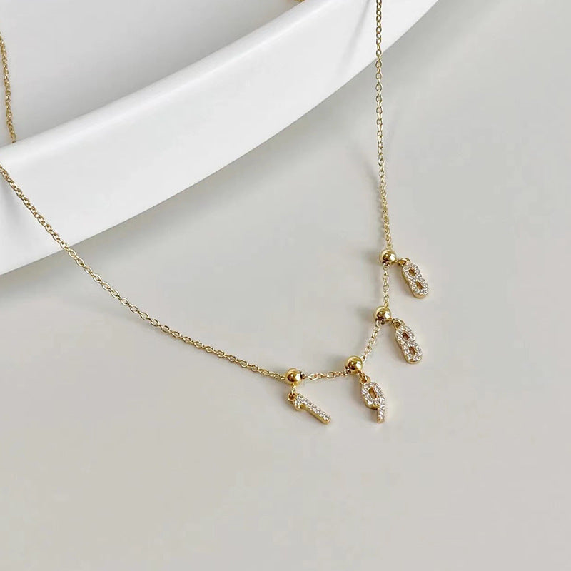 Twin Clavicle Chain Necklace – Minimalist All-Match Jewellery