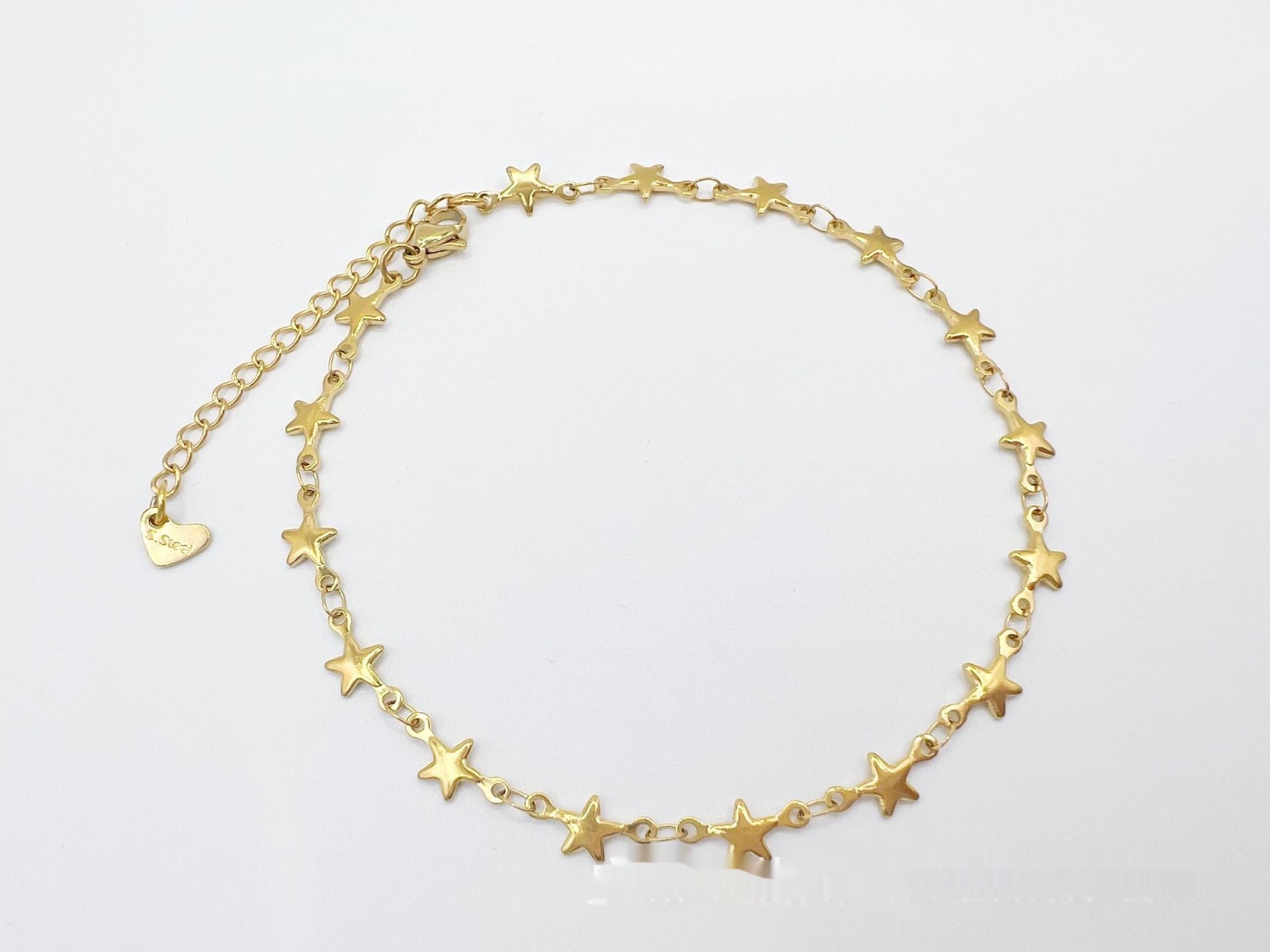 European & American Style Stainless Steel Anklet – Simple & Elegant