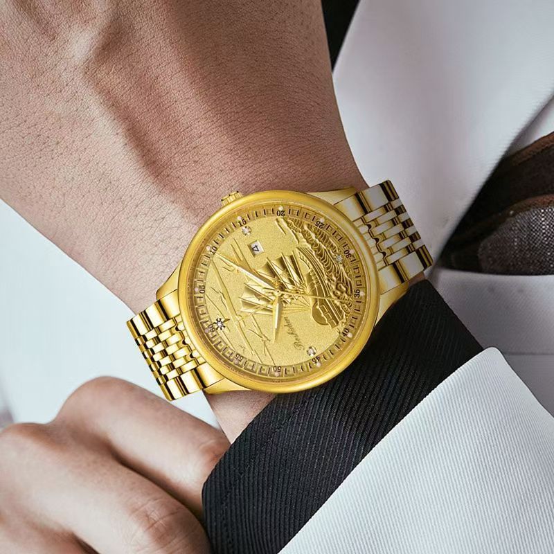 Smooth Sailing Men’s Calendar Watch – Night Light & Waterproof Stylish Timepiece