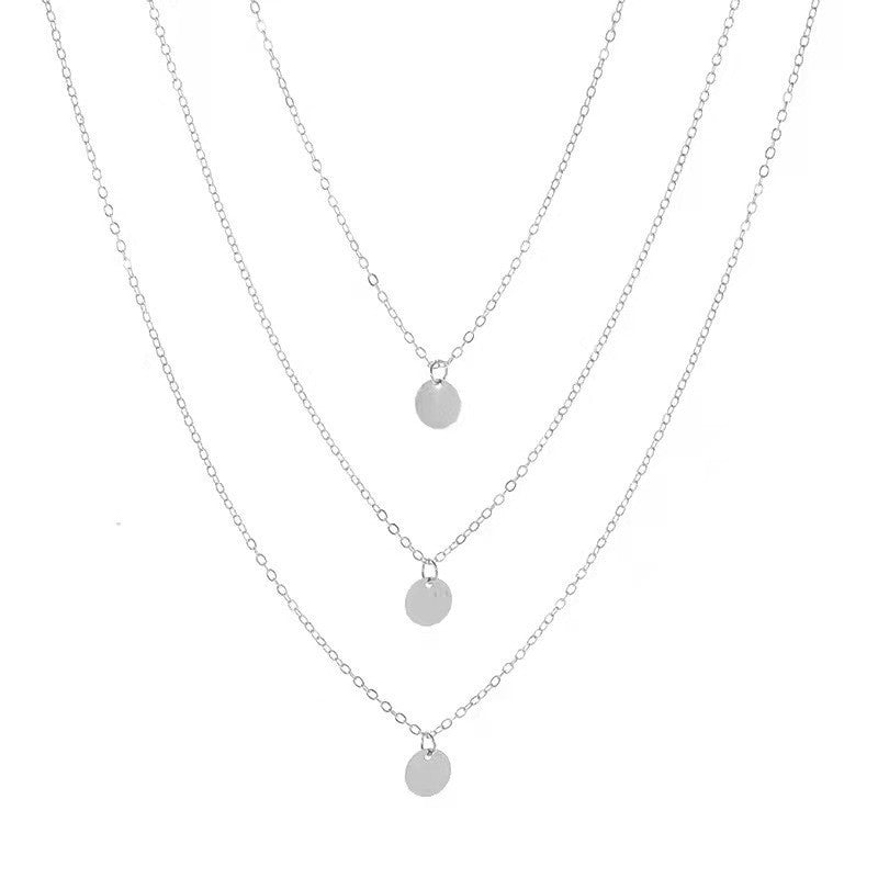 Sequined Short Clavicle Necklace – Simple and Elegant Women’s Jewellery